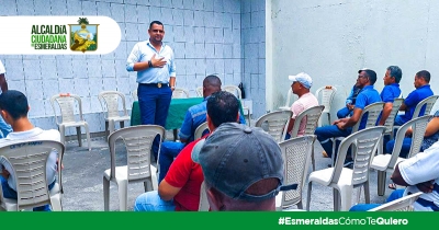 Reunión del Alcalde Vicko Villacís con Trabajadores de EPMAPSE