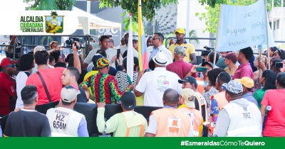 Ciudadanos y Autoridades unidos contra la contaminación en Esmeraldas