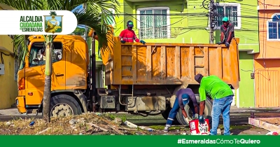 La Alcaldía Ciudadana de Esmeraldas reafirma su compromiso con la limpieza de la Ciudad