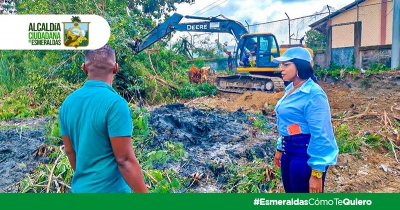 Intervención en desfogues de aguas servidas en la ribera del río Esmeraldas