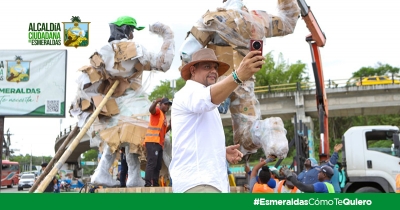 La identidad esmeralde&ntilde;a ya se vive en El Jolgorio