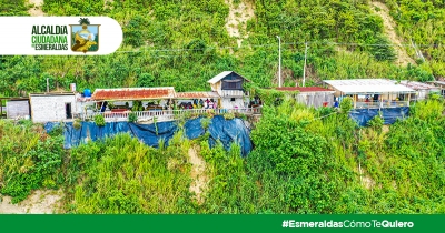 Inspección de riesgos en la parroquia de Camarones