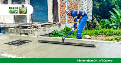Trabajos complementarios en puente sobre el estuario del río Teaone