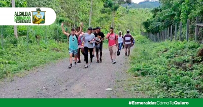 Casa de la Juventud de la Alcaldía Ciudadana de Esmeraldas realizó 2da. excursión a las cascadas del Tigre en Tachina