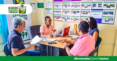 La Alcaldía Ciudadana de Esmeraldas mantuvo reunión con técnicos del Consejo Cantonal de Protección de Derechos