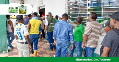 Entrega de dotación de indumentaria a los trabajadores