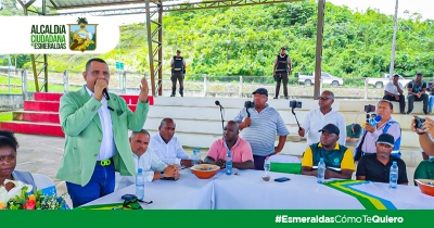 Vicko Villacís, alcalde de Esmeraldas participó de la reunión para la reactivación transfronteriza capítulo Ecuador