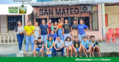 Técnicos de la Casa Municipal de la Juventud mantienen reunión de articulación con líderes juveniles y miembros del GAD Parroquial de San Mateo