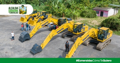 Esmeraldas avanza con maquinaria propia: una nueva era de desarrollo liderada por el alcalde Vicko Villacís