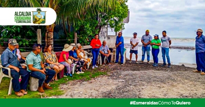 Reunión de Autoridades Municipales con comunidad afectada en Pegüe