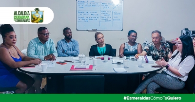 Miembros de la Comisión de Terrenos, se reúnen para analizar la condición del costo de suelo en Esmeraldas