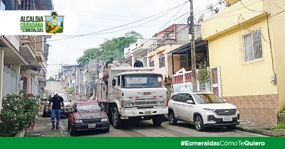 Alcaldía de Esmeraldas normaliza proceso de alzado de desechos sólidos
