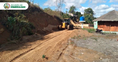 Reconstrucción de cuneta de drenaje en balneario de Vuelta Larga