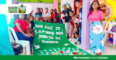 Jóvenes artistas de la Casa Municipal de la Juventud transmiten un mensaje de paz a través del arte
