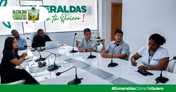 Reunión entre Directores de la Alcaldía Ciudadana de Esmeraldas y el Defensor del Pueblo de Esmeraldas