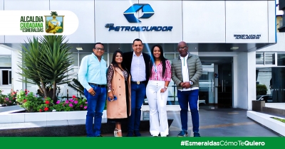 Alcalde y concejales se reunieron con el nuevo gerente de la Empresa Pública Petroecuador